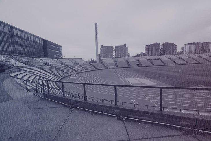 kuva jalkapallostadionista