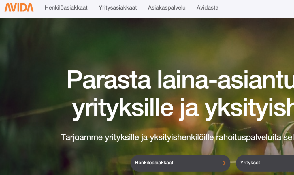Avidan etusivu