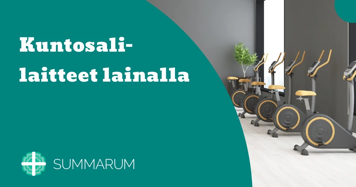 Summarum Kuntosalilaitteet lainalla 2025