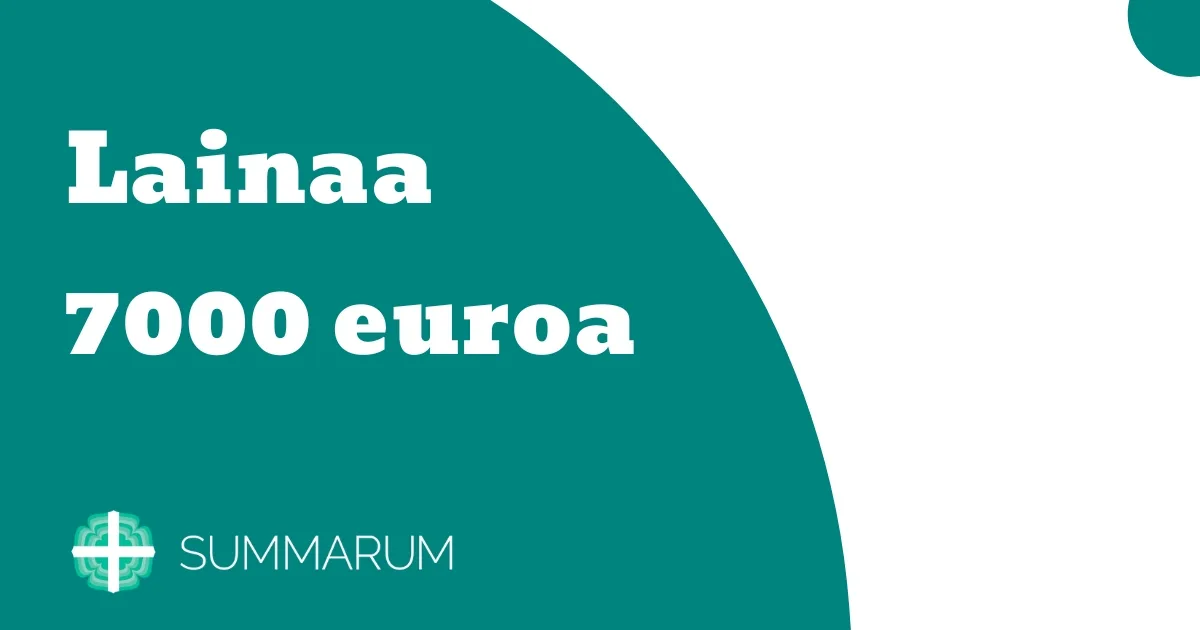 Summarum Lainaa 7000 euroa 2025