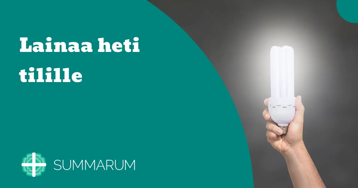Summarum Lainaa heti tilille 2025