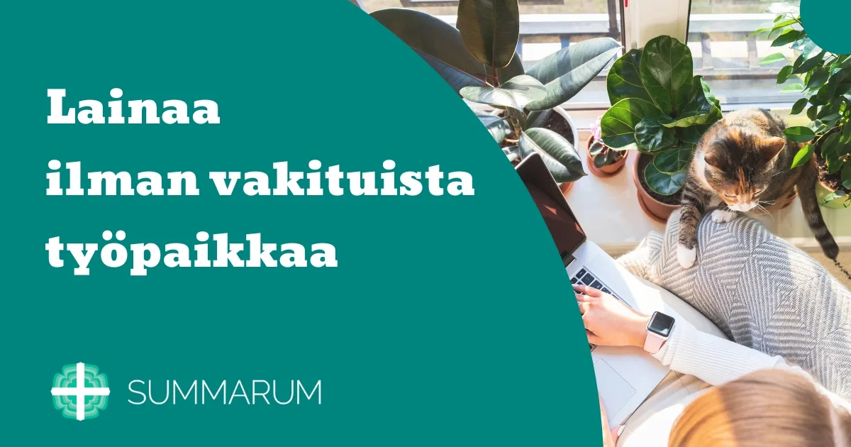 Summarum Lainaa ilman vakituista työpaikkaa 2025
