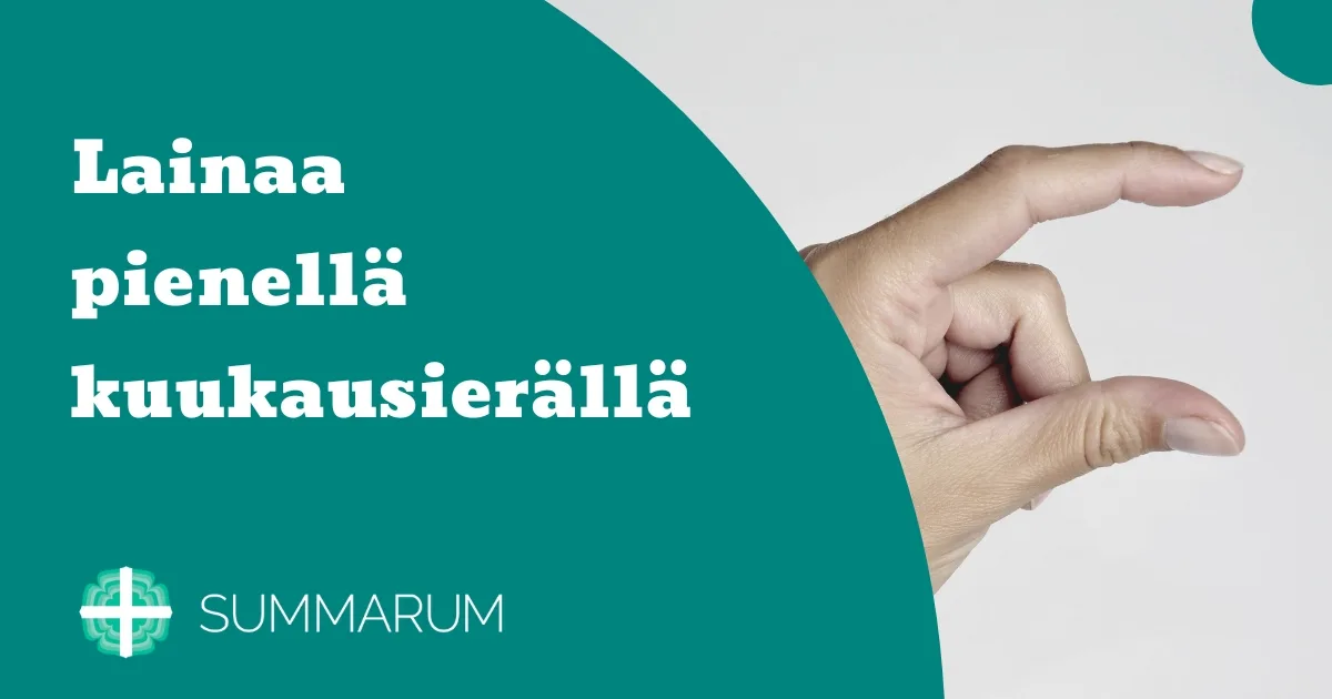 Summarum Lainaa pienellä kuukausierällä 2025