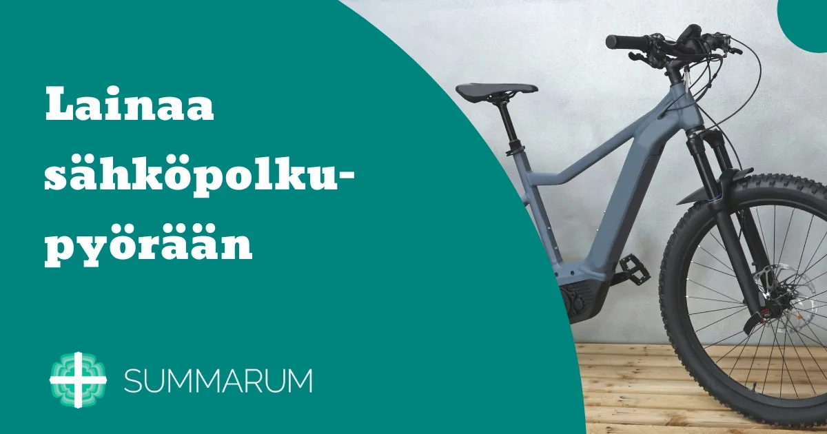 Summarum Lainaa sähköpolkupyörään 2025