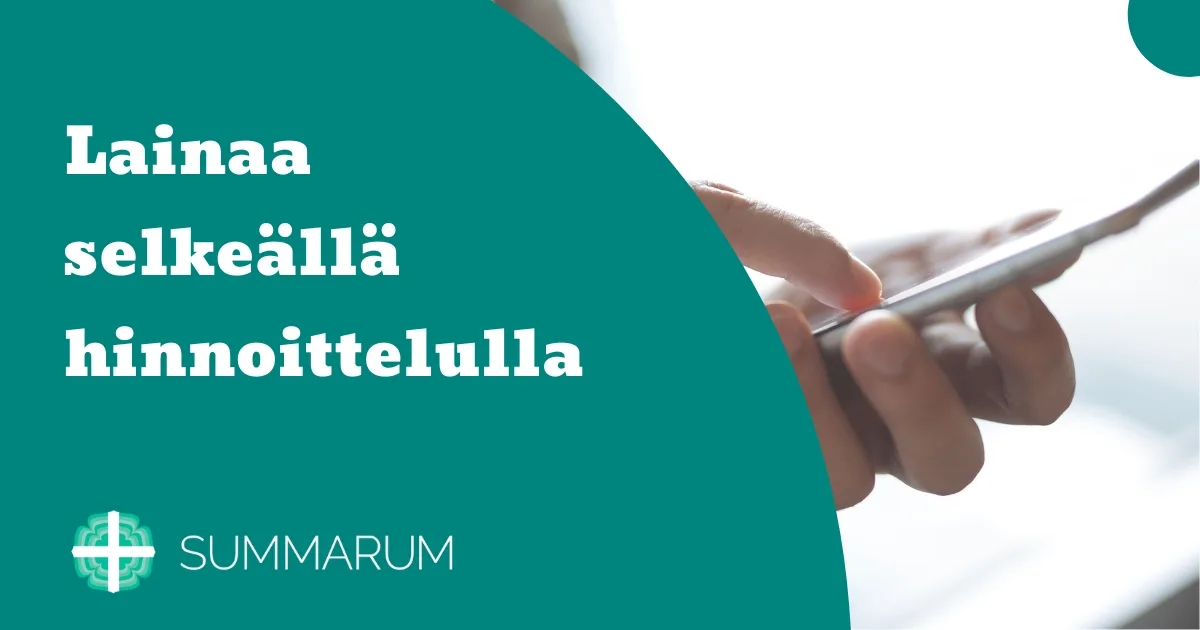Summarum Lainaa selkeällä hinnoittelulla 2025