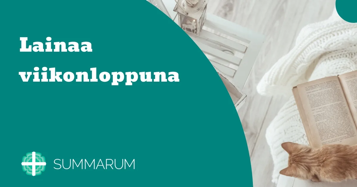 Summarum Lainaa viikonloppuna 2025