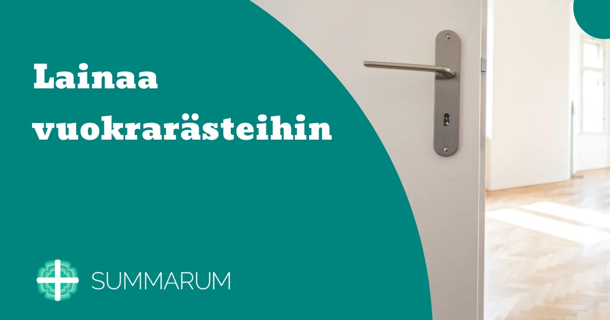 Summarum Lainaa vuokrarästeihin 2025