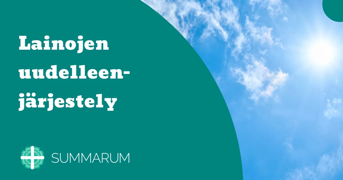 Summarum Lainojen uudelleenjärjestely 2025