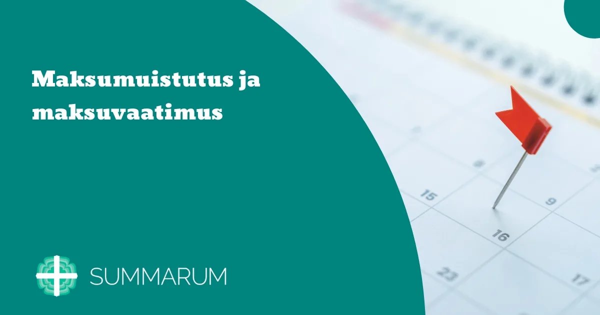 Maksumuistutus Ja Maksuvaatimus Velka Ja Talousopas