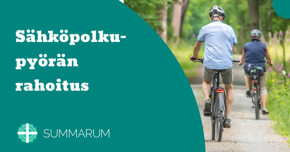 Summarum Sähköpolkupyörän rahoitus 2025