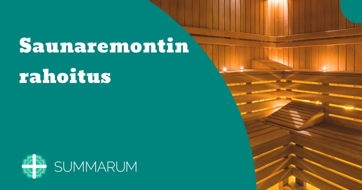 Summarum Saunaremontin rahoitus 2025
