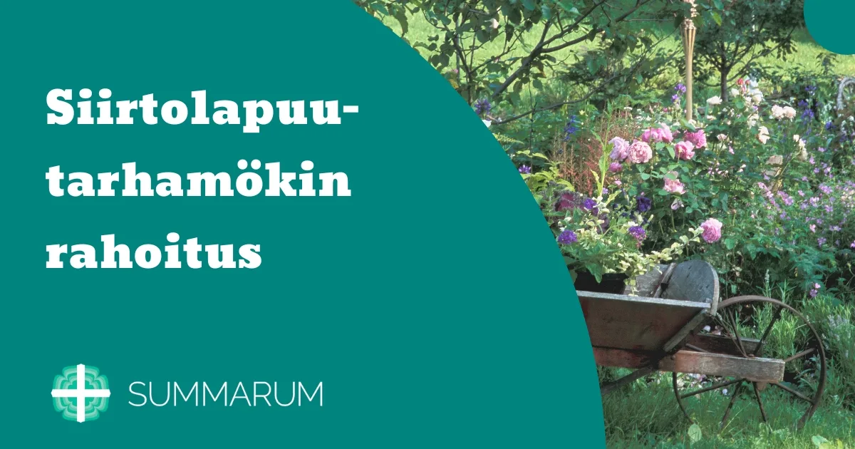 Summarum Siirtolapuutarhamökin rahoitus 2025